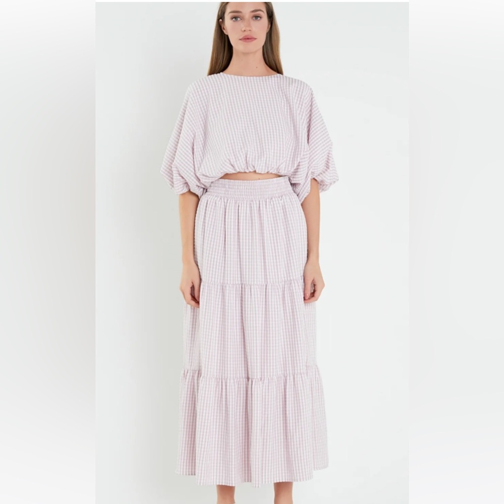 Matching set - top and skirt - English Factory